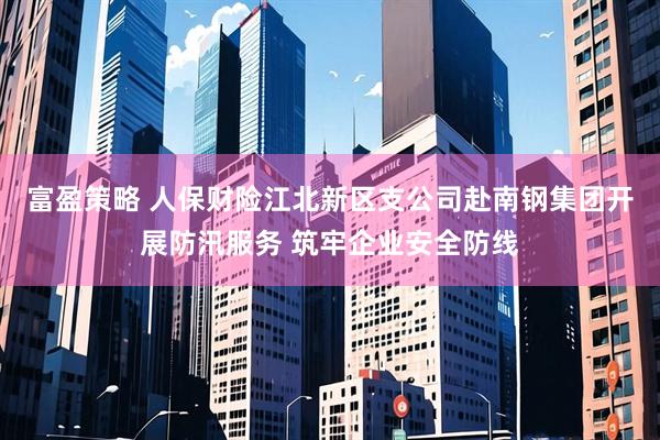 富盈策略 人保财险江北新区支公司赴南钢集团开展防汛服务 筑牢企业安全防线