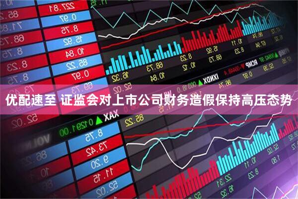 优配速至 证监会对上市公司财务造假保持高压态势
