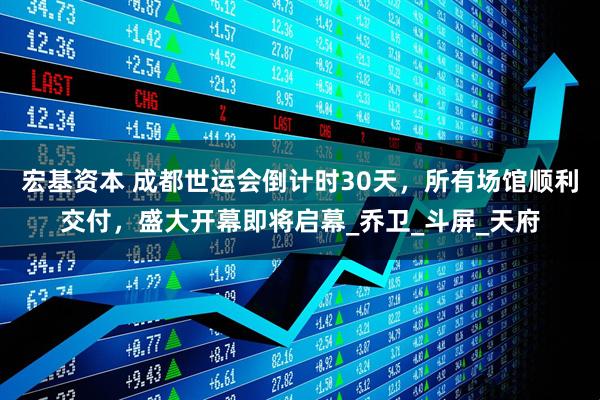 宏基资本 成都世运会倒计时30天，所有场馆顺利交付，盛大开幕即将启幕_乔卫_斗屏_天府